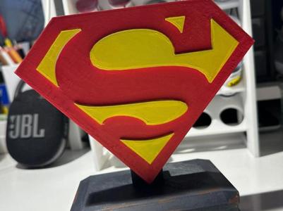 Superman Logo with Stand