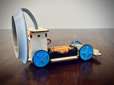 Ducted Fan Shroud for STEM Toy Car