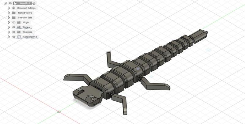 Articulated Lizard