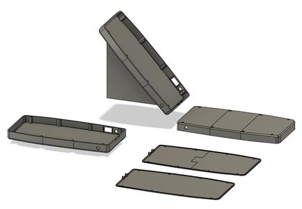 Electric skateboard slim enclosure with gasket