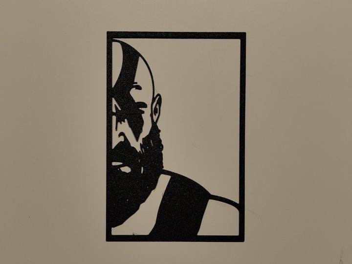kratos wall art