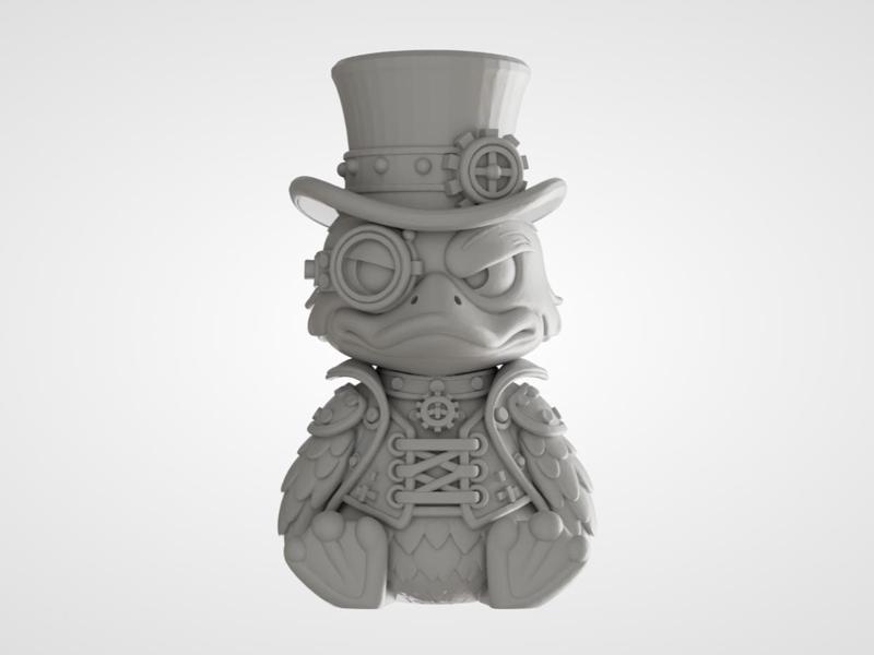 Gothic Steampunk Duck