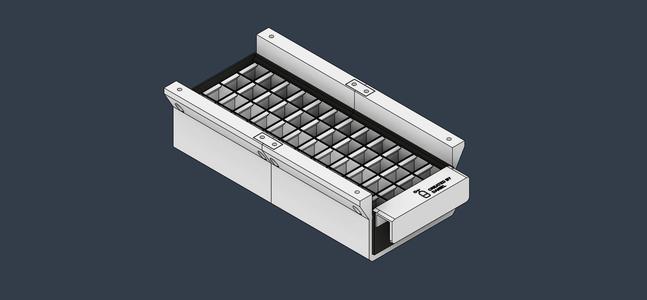 Drawer for components 120 x 325 mm