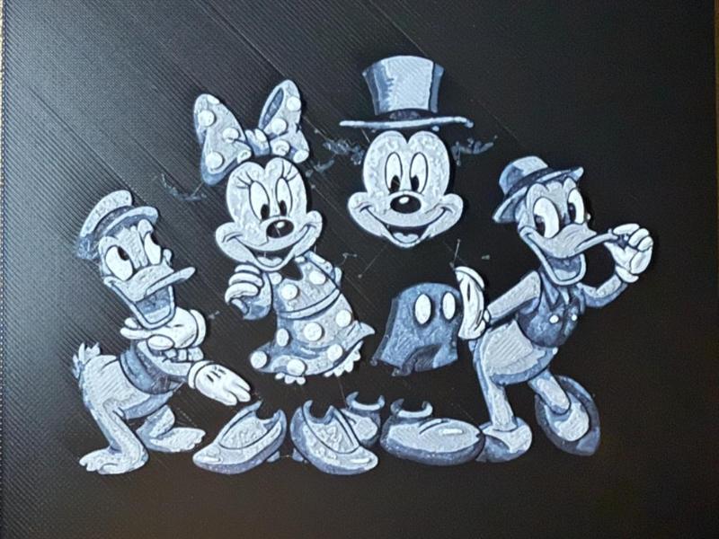 Mickey and Minnie HueForge