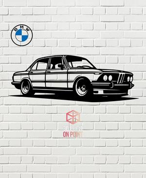 BMW E30 VINTAGE - 2D WALL ART