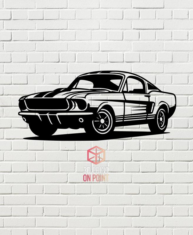 FORD MUSTANG  VINTAGE - 2D WALL ART #2