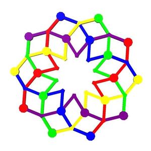 10 Part DECACYCLIC WEAVE DIAGRAM 1