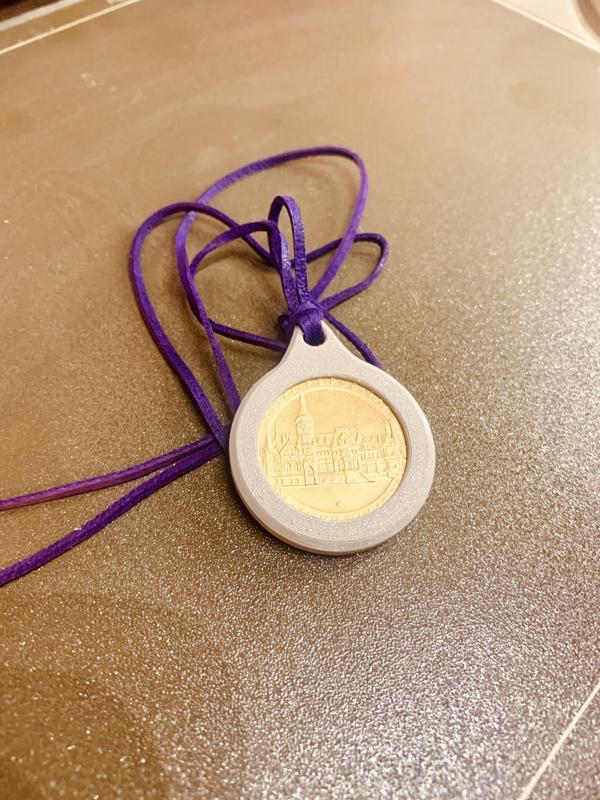 Pendant from a commemorative coin