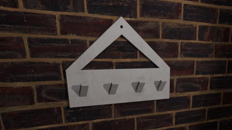 WALL MOUNTED KEY HANGER FOR YOUR KEYS:)