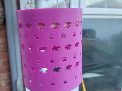 Bear Themed Solar Lamp shade