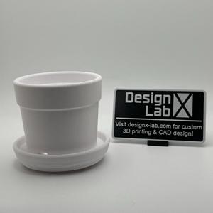 Small Round Plant Pot - designx-lab.com