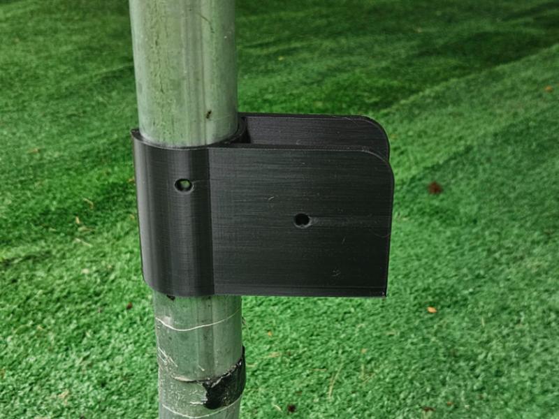Simple Automower blocker on trampoline