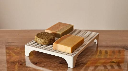 Lattice holder for soap or plants