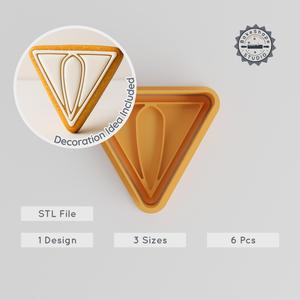 Bharani Nakshatra Vedic Astrology Cutter & Stamp Set, 6-Piece, Perfect for Cookies & Fondant, Astrology Theme PRODUCT_1074