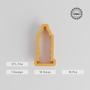 Big Ben Shape Cutter, 18-Piece Set, Perfect for Cookies, Fondant & Clay, London Icon, Historic Tower, Clock Landmark PRODUCT_151