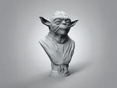 star wars master yoda bust