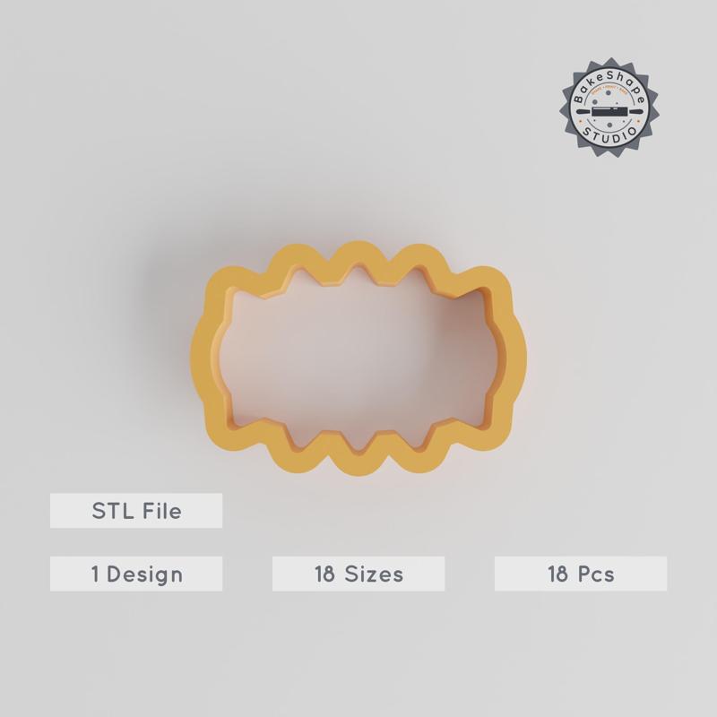 Sea Cucumber Shape Cutter Set, 18 Sizes, Cookie & Fondant Tool for Ocean Themed Crafts PRODUCT_2729