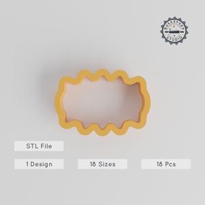 Sea Cucumber Shape Cutter Set, 18 Sizes, Cookie & Fondant Tool for Ocean Themed Crafts PRODUCT_2729