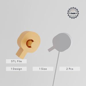 Table Tennis Cake Pop Mold, Paddle Sport Design, 2 Piece Set for Racket Game Fans PRODUCT_1262