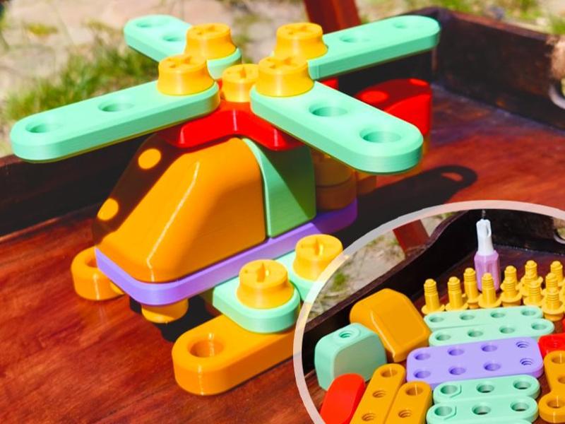 HELICOPTER BUILDING SET