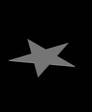 Star confetti 0.2mm
