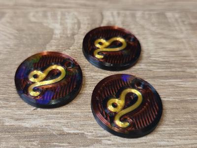 Shopping Cart Chip with Leo Zodiac Sign