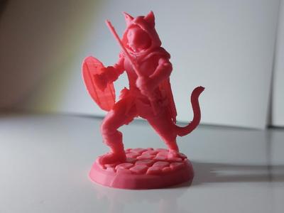 Basil, Tabaxi Rogue - D&D Mini Puss in Boots (ish)