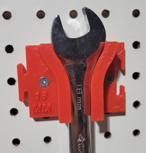SORTSET Metric Combination Wrench Wall Mount Set