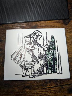 Alice The Matrix Has You Art