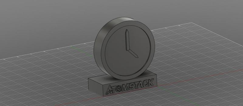 the atomstack clock