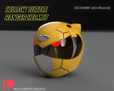 Yellow Turtle Ranger Helmet