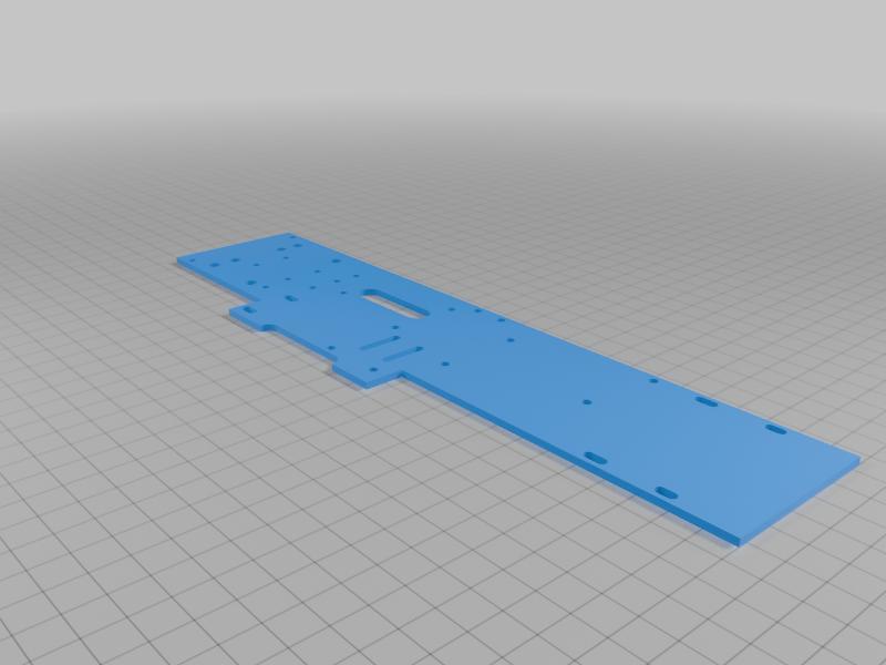 Klein R/C Sprint Car Bottom Plate Template RC10GT