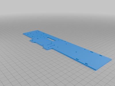 Klein R/C Sprint Car Bottom Plate Template RC10GT