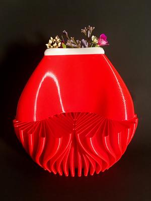 Corrugated Vase Chair