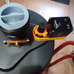 Detachable connection between Celestron SC telescopes and Touptek AAF.