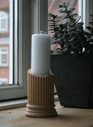Greek pillar candleholder