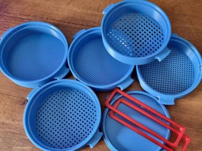 Stackable Sieve (0.5;0.7;1;1.4;2;2.8;3;4 mm holes)
