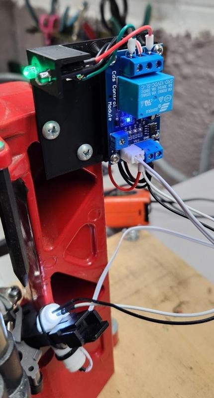 Lee Loadmaster primer runout Photoresistor Sensor Relay Mount
