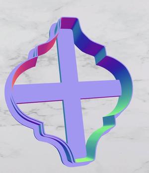 Christmas ornament cookie cutter