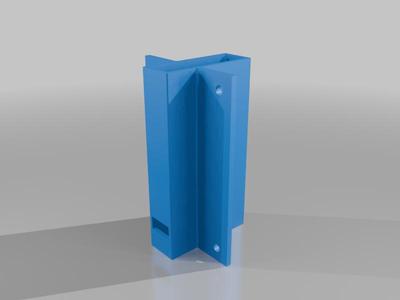 Eufy through post doorbell camera mount