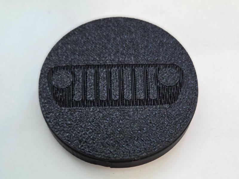 Jeep Jl Keyhole Cover with Grill logo