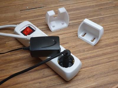 Socket Outlet Mount Power Strip Holder