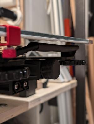 Ender 3 v2 hidden space saving bed handle
