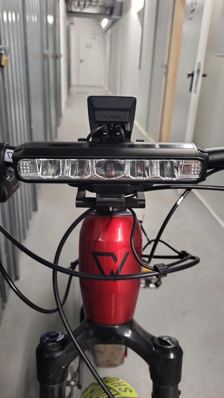 Kiox 300 / Kiox 500 Halter inkl. LED Halter für "Uppel Fahrradlicht"  || Kiox 300 / Kiox 500 holder incl. LED holder for "Uppel bike light"