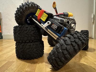 ECX Temper Gen 2 Front Axle Servo and Battery Bracket