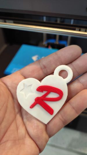 Letter R and D Keychain - Portachiavi lettere R e D