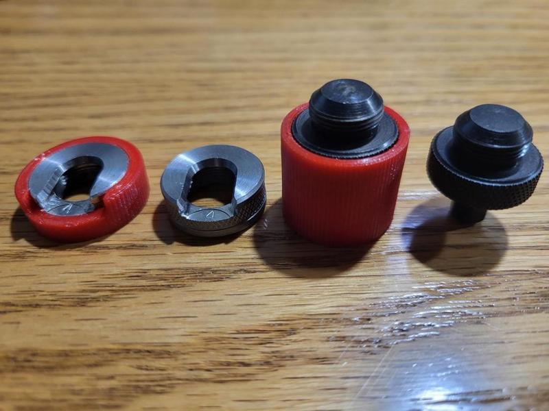 Lee case length shellholder and lock stud oversized grip