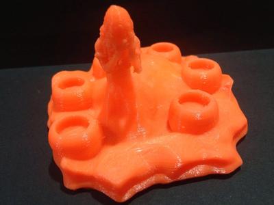 crying candle holder