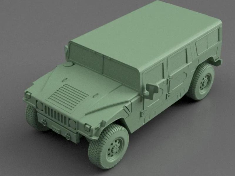 HUMVEE CARS Offroad HUMMER H1, easy to print