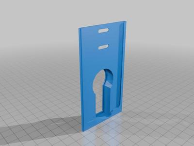 Taller ID card holder with RSA token holder.